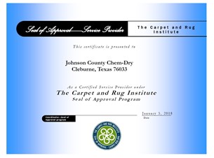 Certified Carpet Cleaner